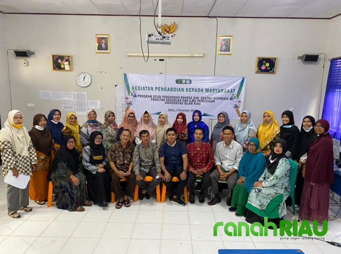 PBSI FKIP UIR gelar Asesmen Literasi membaca kepada MGMP Bahasa Indonesia Kabupaten Kampar